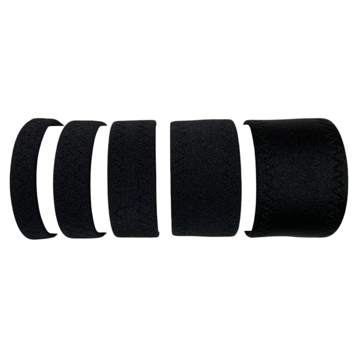 Óskreytt, heil armbönd - Black