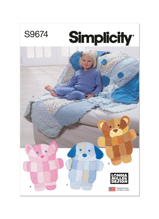 S9674 Rag Quilt by Longia Miller