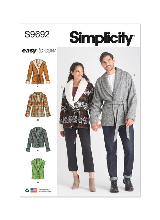 S9692 Unisex Jacket, Vest, and Belt