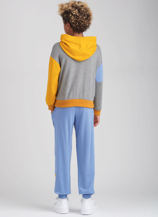 S9695 Girls' and Boys' Hoodie and Jogger Set