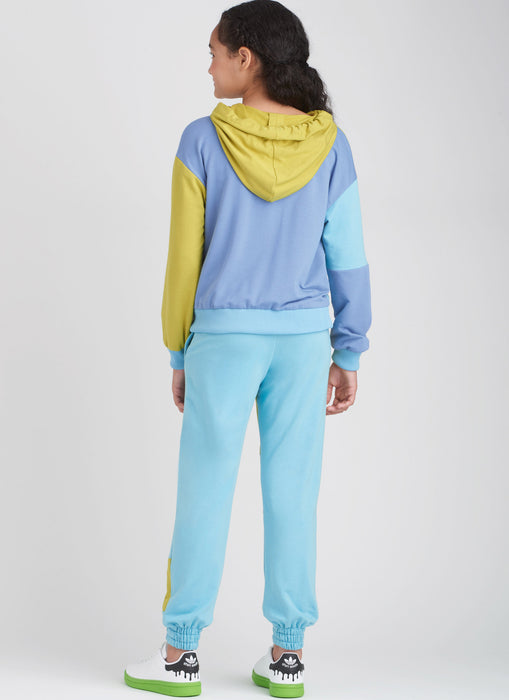 S9695 Girls' and Boys' Hoodie and Jogger Set
