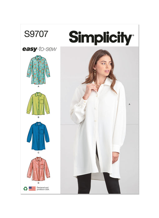 S9707 Misses' Shirts