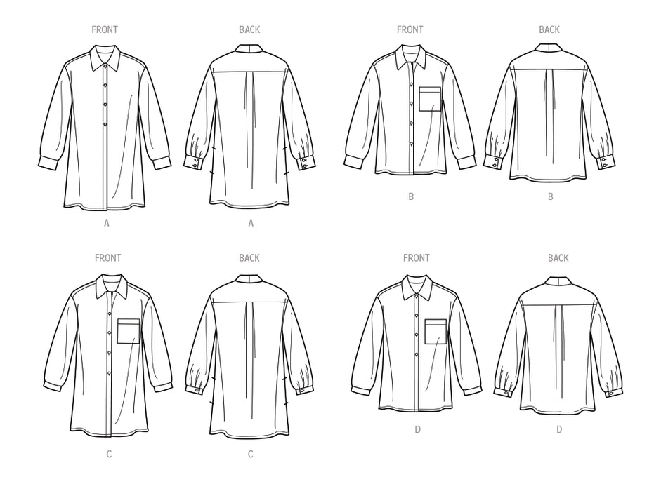 S9707 Misses' Shirts
