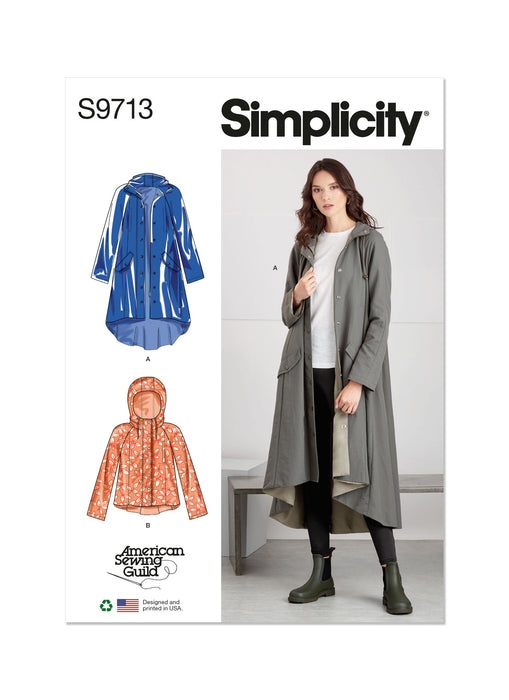 S9713 Misses' Jacket in Two Lengths