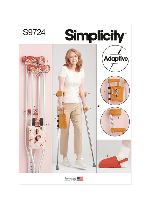 S9724 Crutch Pads, Bag and Toe Cover