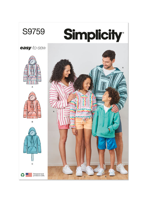 S9759 Children's, Teens' and Adults' Hoodie