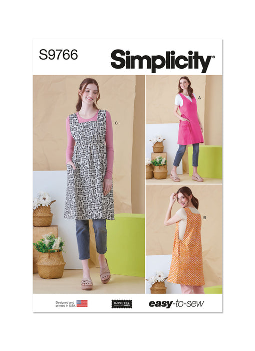 S9766 Misses' Tabard Aprons by Elaine Heigl Designs
