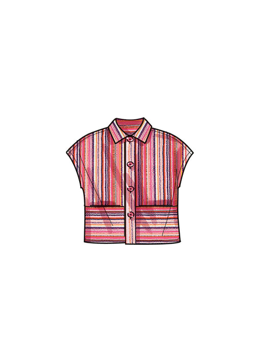 S9798 Toddlers' Top, Pants, Shorts and Hat in Three Sizes