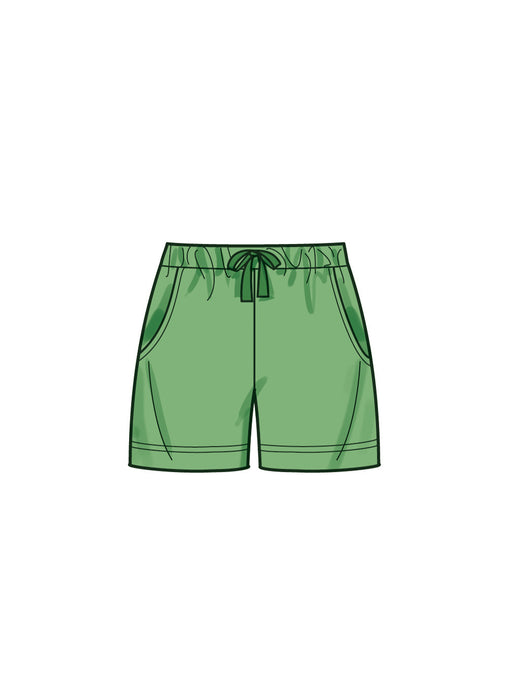 S9798 Toddlers' Top, Pants, Shorts and Hat in Three Sizes