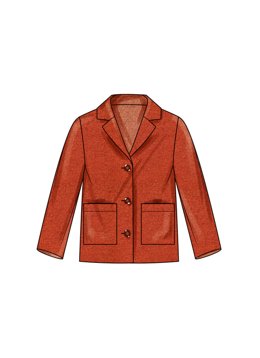 S9831 Children's and Girls' Jacket in Two Lengths