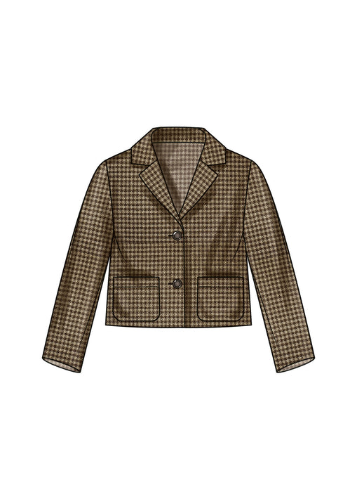 S9831 Children's and Girls' Jacket in Two Lengths