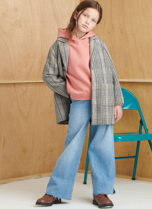 S9831 Children's and Girls' Jacket in Two Lengths