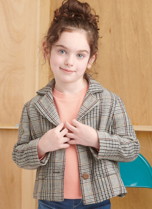 S9831 Children's and Girls' Jacket in Two Lengths