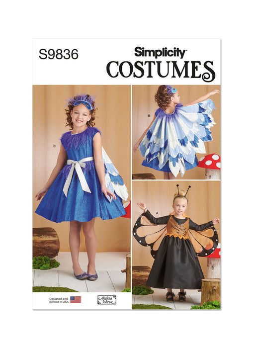 S9836 Children's and Girls' Costumes by Andrea Schewe Designs