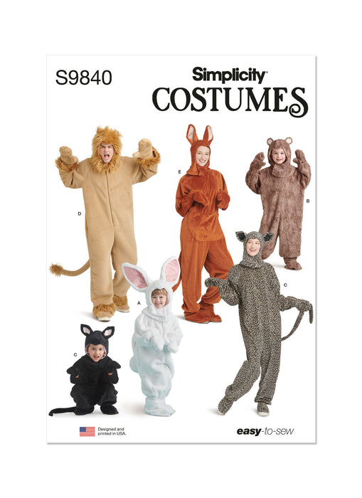 S9840 Children's and Adult's Animal Costumes