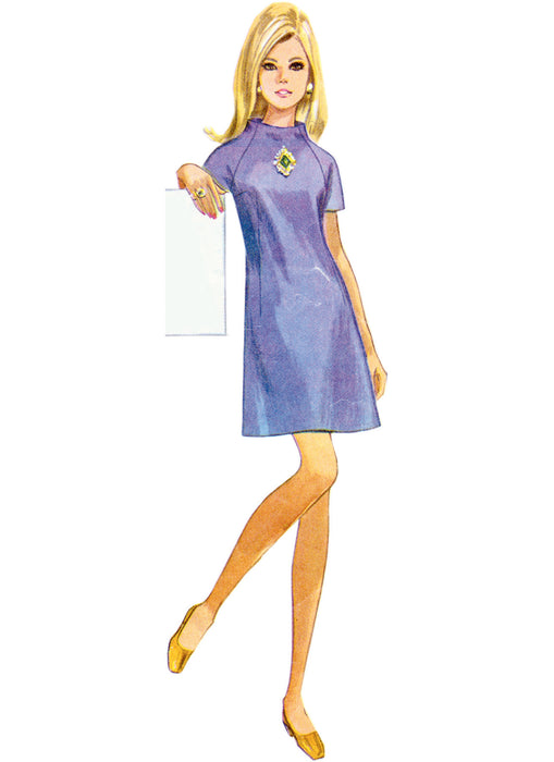 S9845 Vintage 1960s Misses' Dress in Two Lengths