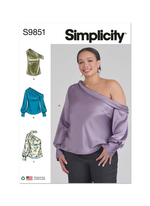 S9851 Misses' and Women's Tops