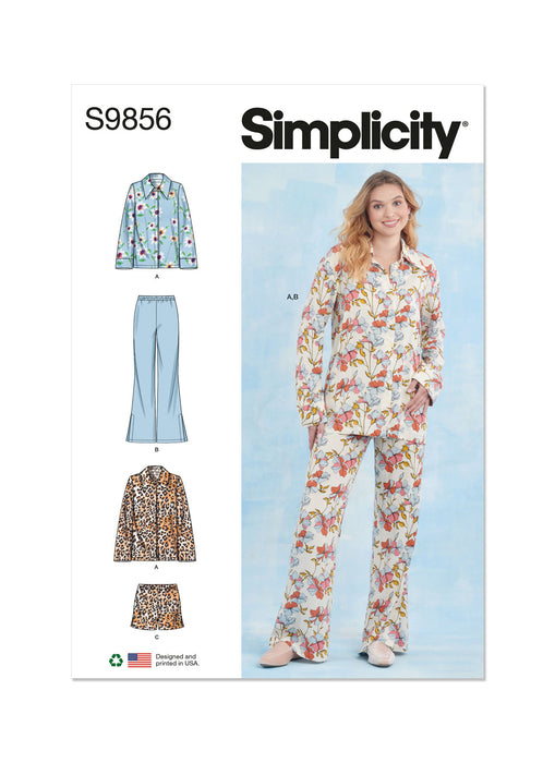 S9856 Misses' Sleepwear