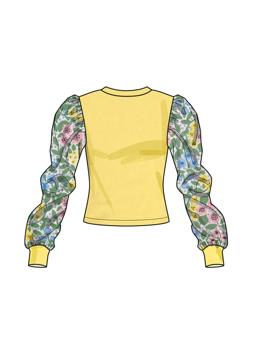 S9863 Children's and Girls' Top and Pants