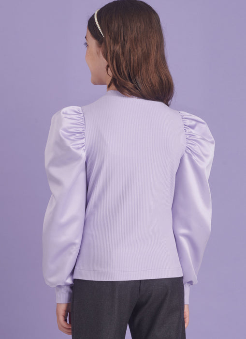 S9863 Children's and Girls' Top and Pants
