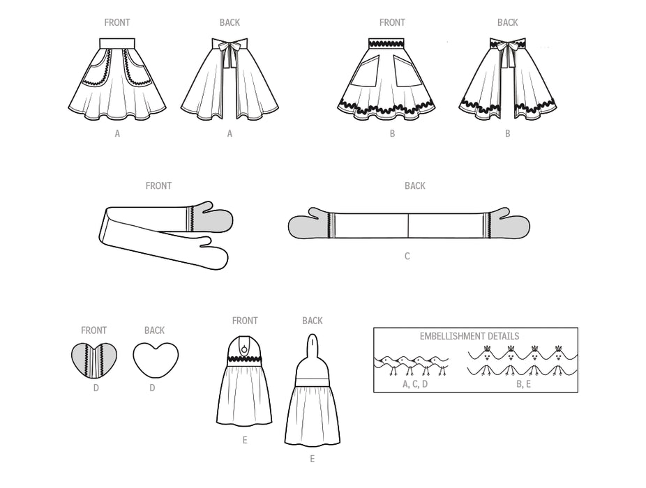 S9873 Apron and Kitchen Accessories