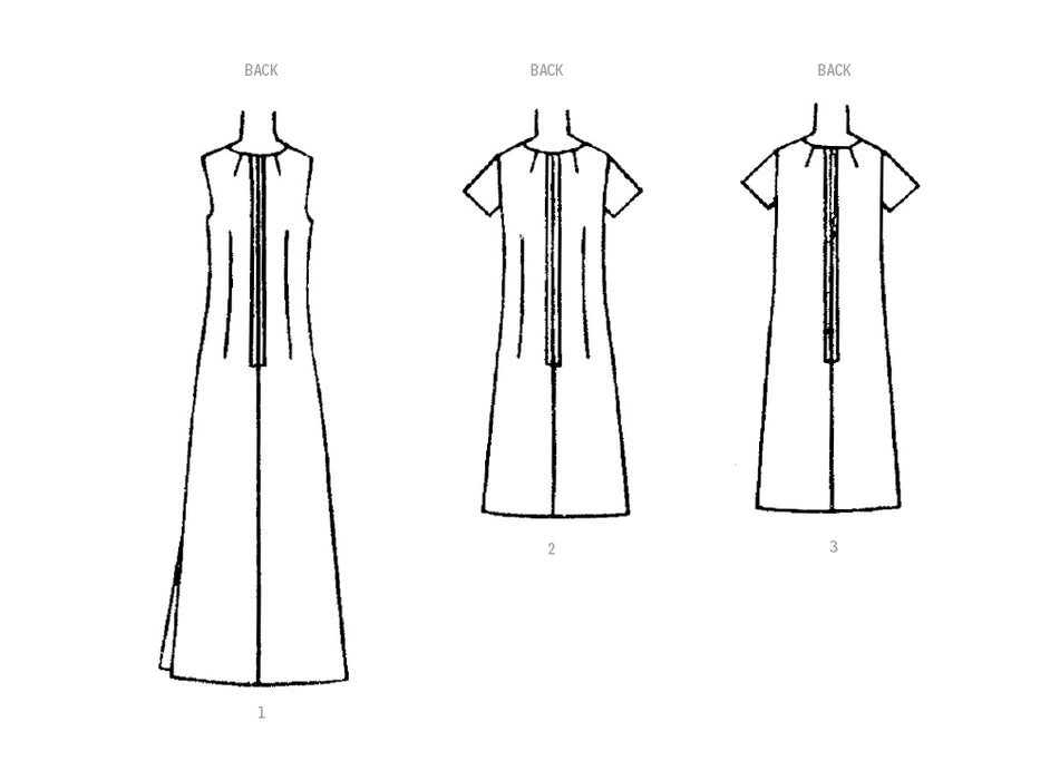 S9884 Vintage 1960s Misses' Dress in Two Lengths