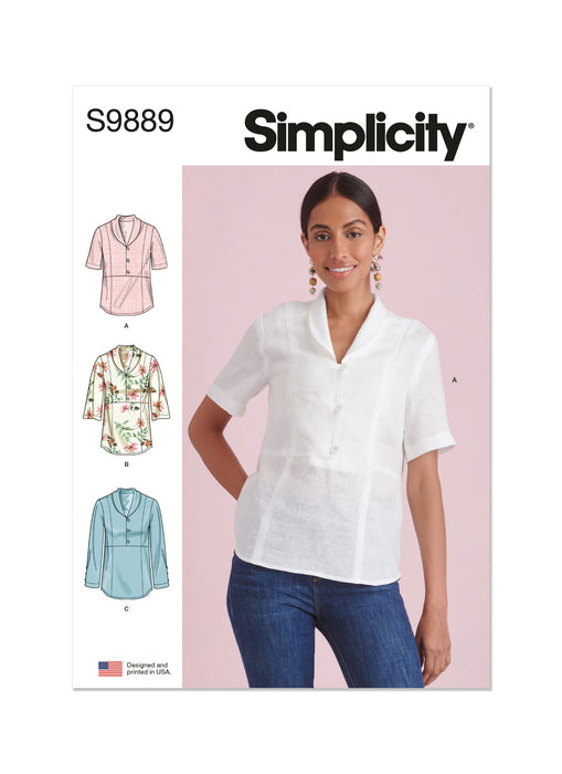 S9889 Misses' Tops