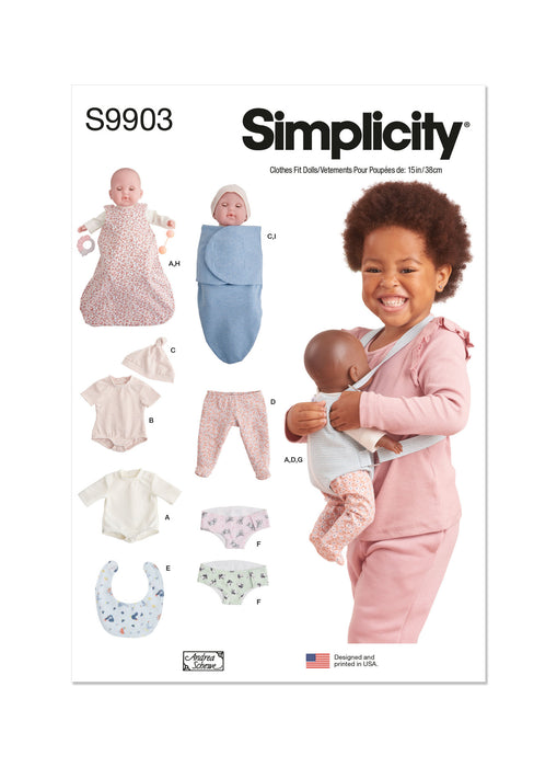 S9903 15” Doll Clothes and Accessories By Andrea Schewe Designs
