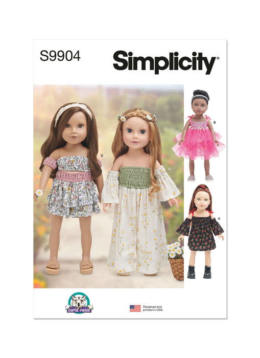 S9904 18" Doll Clothes By Carla Reiss Design