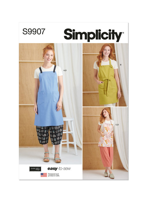 S9907 Misses' Aprons and Pants By Elaine Heigl Designs