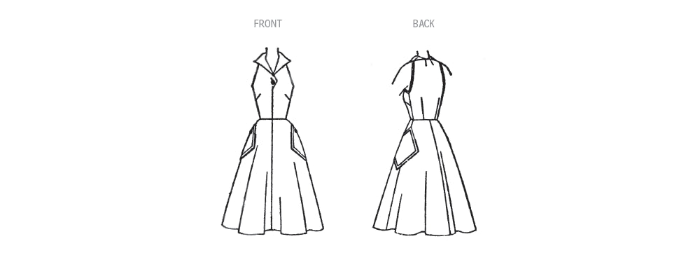 S9913 Vintage 1950s Misses' Dress