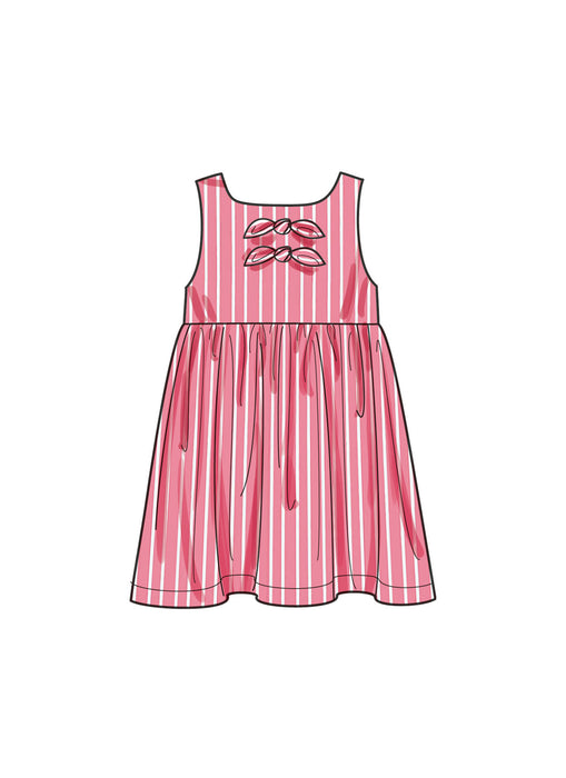 S9932 Toddlers' Dress, Top and Pants