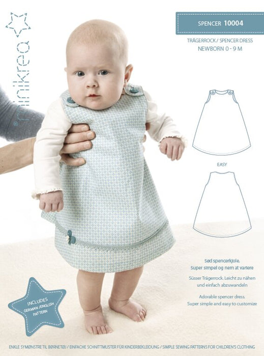 10004 Spencer dress. Size 0-9 m