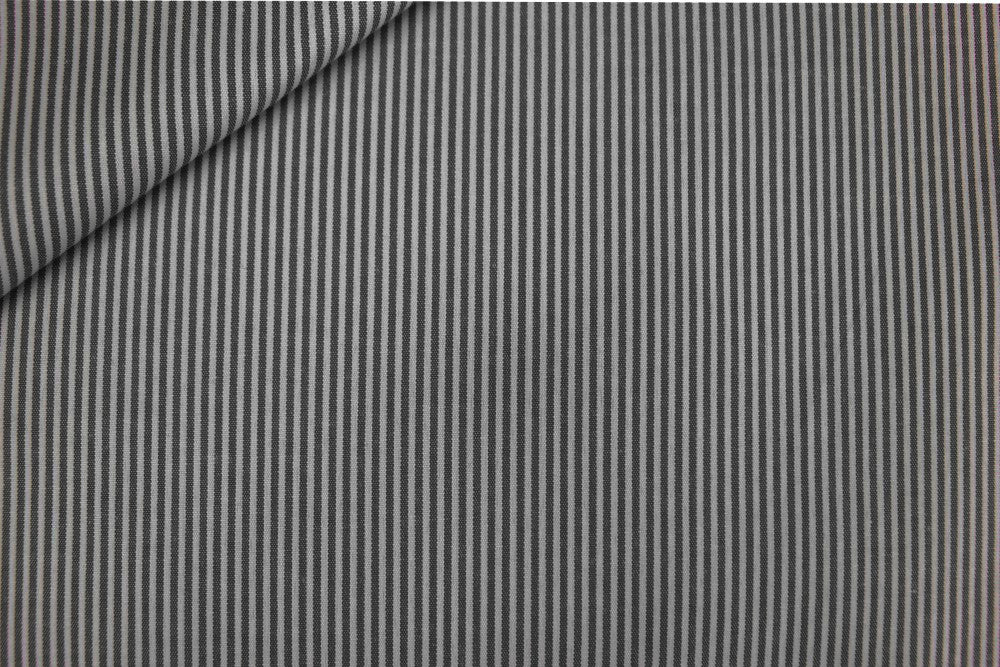 Abington Broadcloth - BLACK STRIPES
