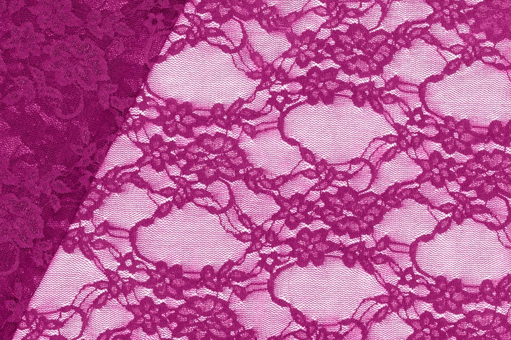 Alexandra stretch lace - BORDEAUX