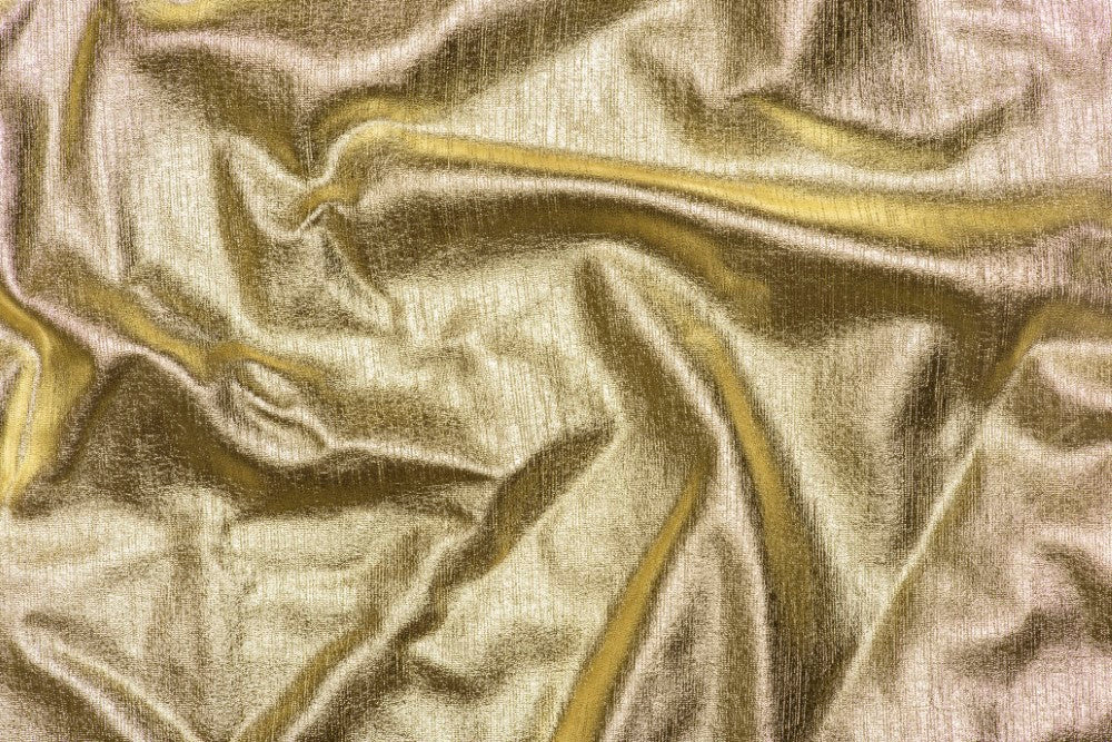Victoria foiled spandex - GOLD
