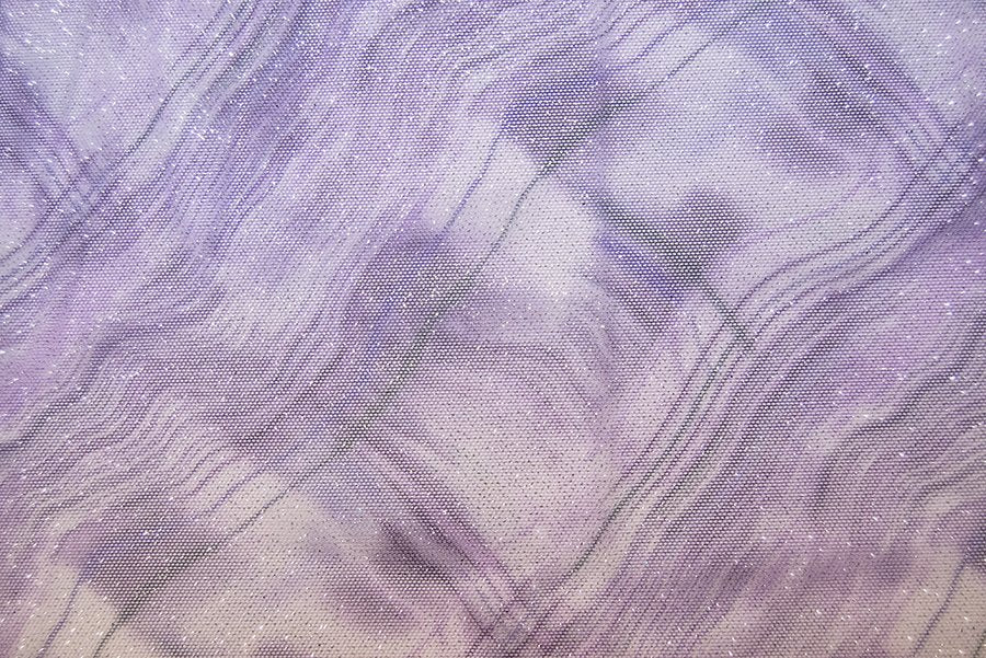 Printed glitter mesh - MAGIA