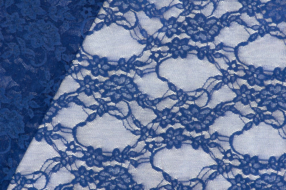 Alexandra stretch lace - BLUE