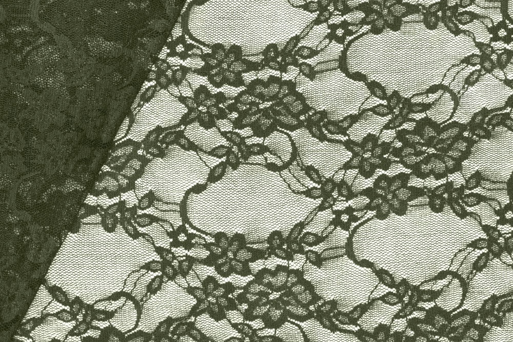 Alexandra stretch lace - BROWN
