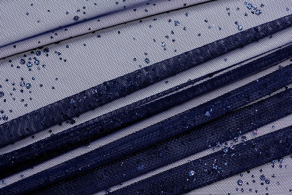 Boemia glitter mesh - NAVY