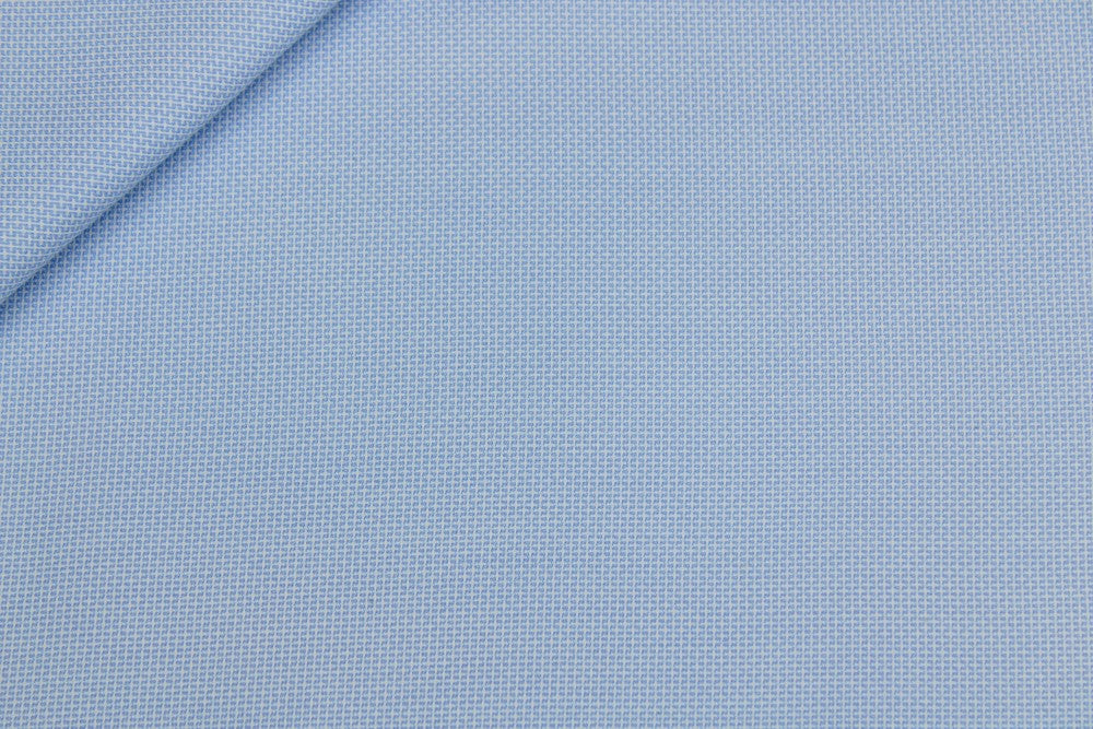Bristol Broadcloth - LIGHT BLUE MATTONE