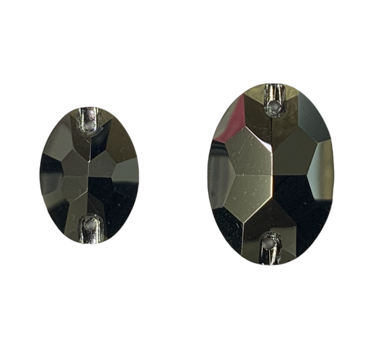 JET HEMATITE - OVAL