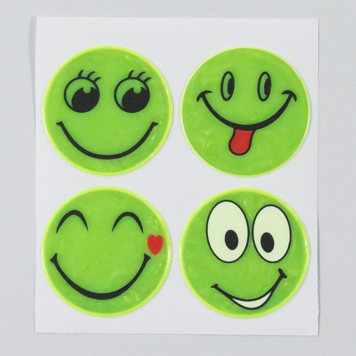 SMILEY YELLOW - Reflective, Self-adhesive