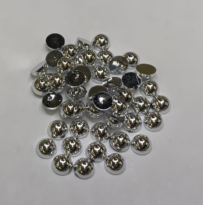 SILVER - Half Pearls