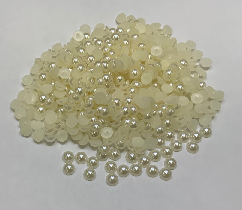 BEIGE - Half Pearls