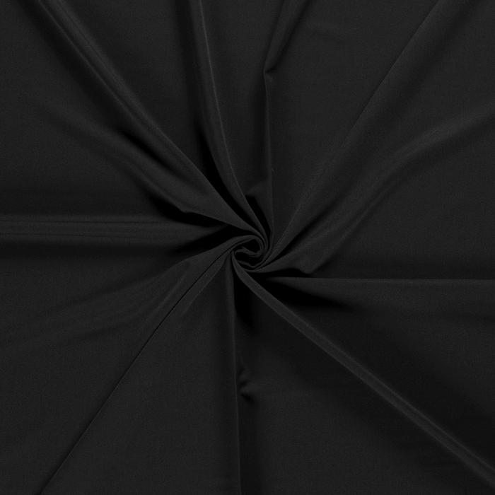 Stretch Gabardine brushed - BLACK