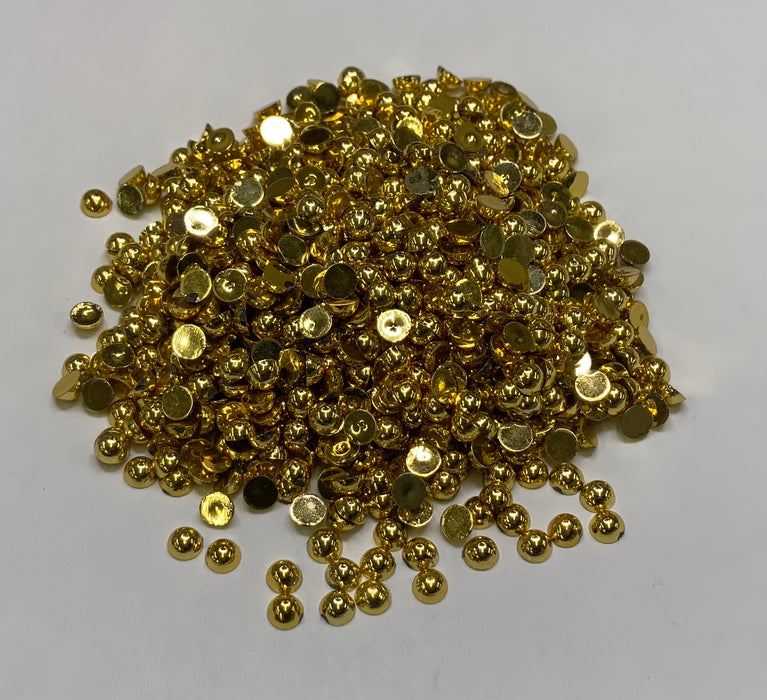 GOLD - Half Pearls