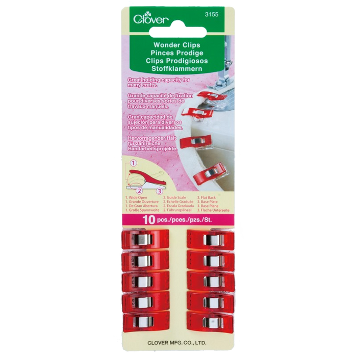 Wonderclips - Seam allowance markings of 7mm & 12mm