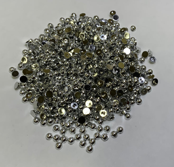 SILVER - Half Pearls