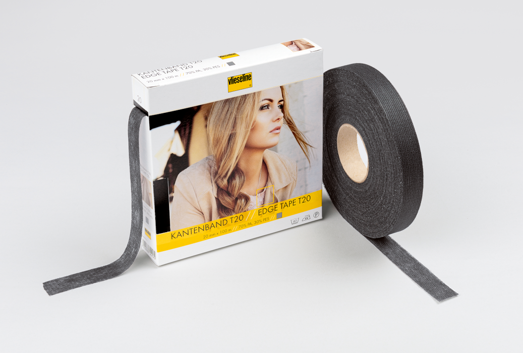 Edge tape - 20 mm - Charcoal